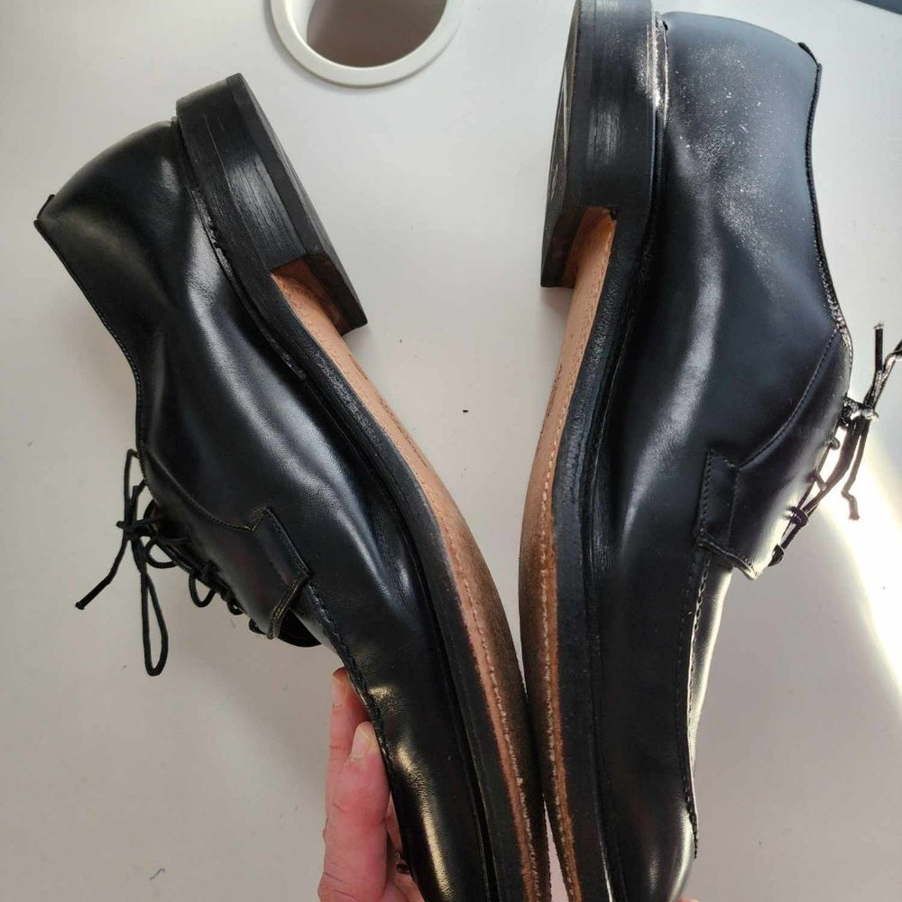 *Host Pick* Vintage Allen Edmonds Oxford Dress Shoes 11.5 B (Narrow) - Picture 4 of 9